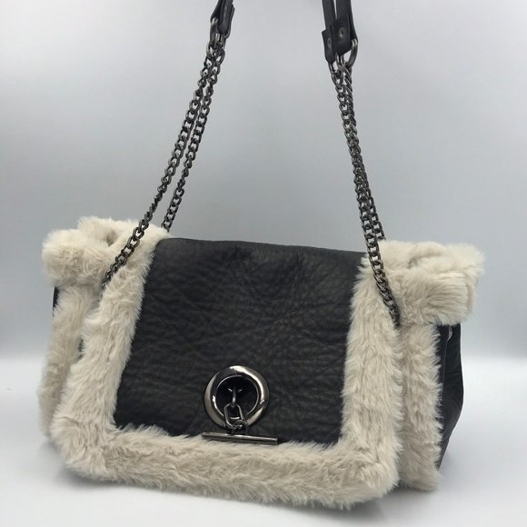 Fur Designer Shearling Bag (Medium size)